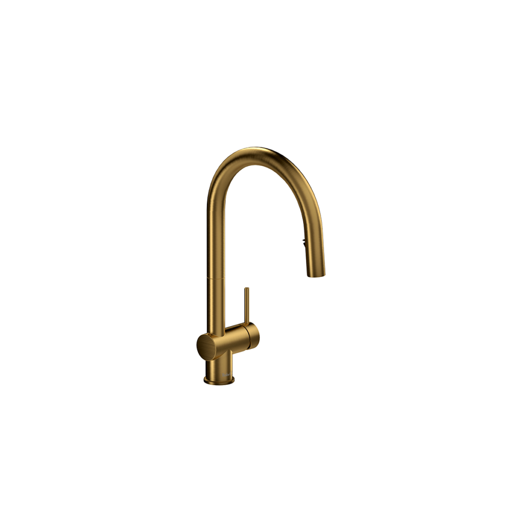Riobel AZ201 - Azure, Kitchen Faucet with Spray, in Black, Brushed Gold ...