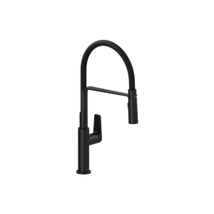 Riobel MY101 - Mythic, Faucet With Spray, in Chrome, Stainless Steel and Black.