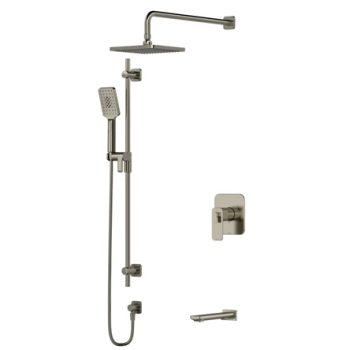 Riobel TKIT1345EQNBN – Equinox, 3 Way Shower Kit, in Brushed Nickel