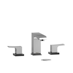 Riobel ZO08C - Zendo, 3 Hole Faucet with Push Drain, in Chrome, Polished Nickel and Brushed Nickel