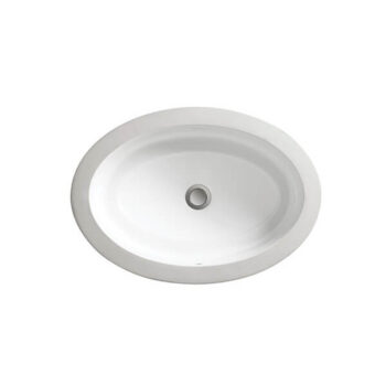 DXV D20115000.415 - Pop Petite Oval Under Counter Bathroom Sink