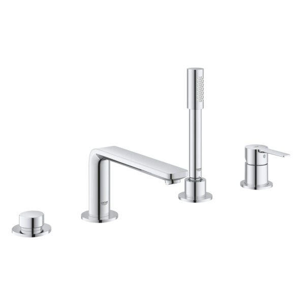 Grohe 19577001 - 4-Hole Single-Handle Deck Mount Roman Tub Faucet with Hand Shower