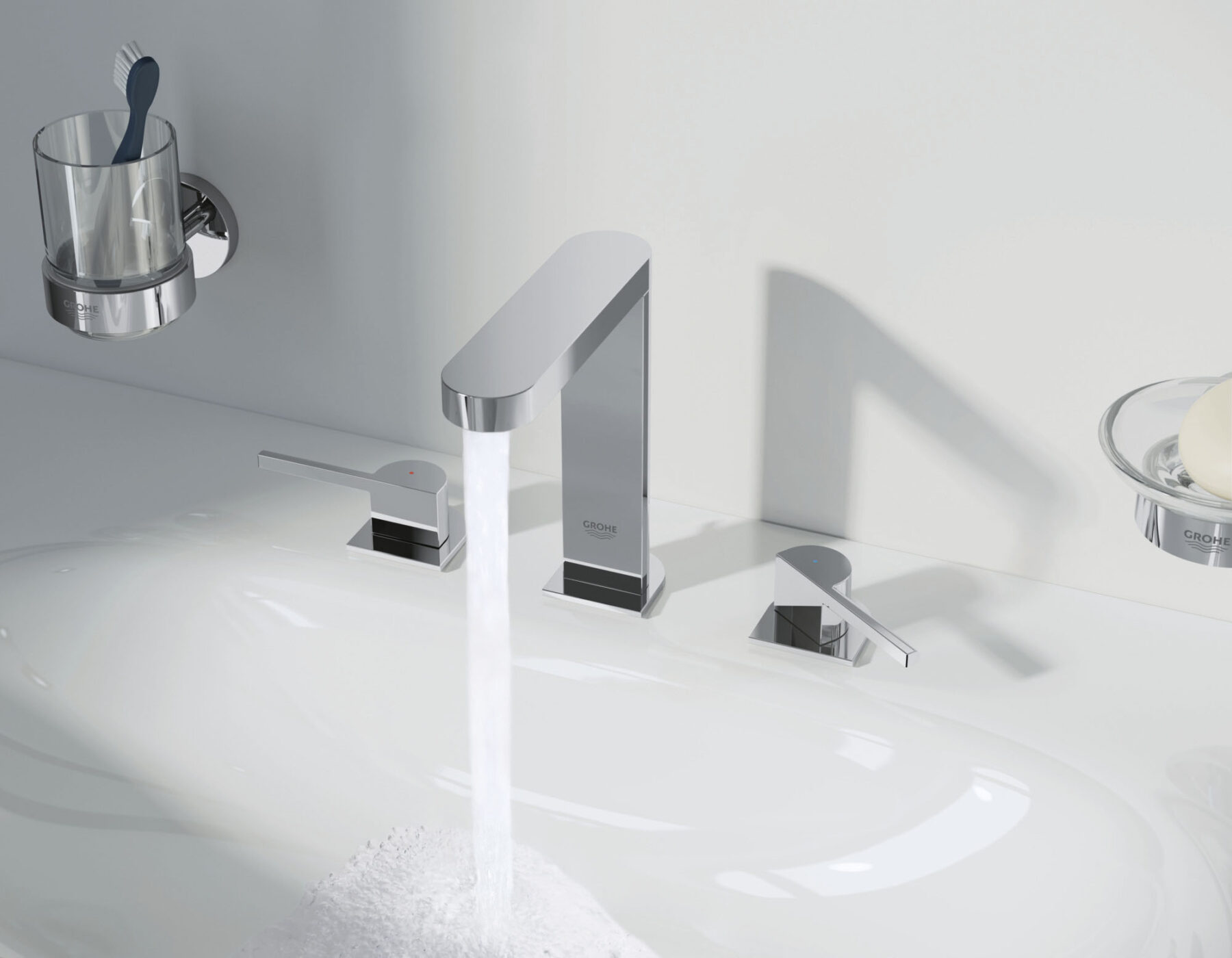 Grohe 20302003 - 8" Widespread 2-Handle L-Size Bathroom Faucet 4.5 L ...