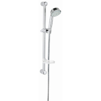 Grohe 27142000 – 24″ Shower Slide Bar Kit – 5 Sprays, 9.5 L/min (2.5 gpm)