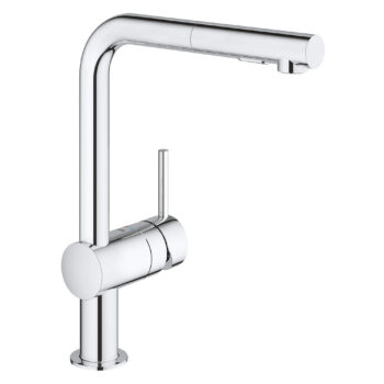 Grohe 30300000 – Single-Handle Pull-Out Kitchen Faucet Dual Spray 6.6 L/min (1.75 gpm)