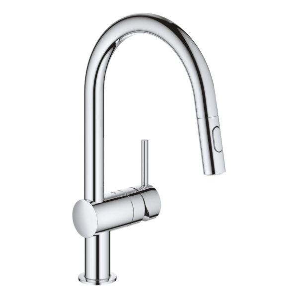 Grohe 31378003 - Single-Handle Pull Down Kitchen Faucet Dual Spray 6.6 L/min (1.75 gpm)