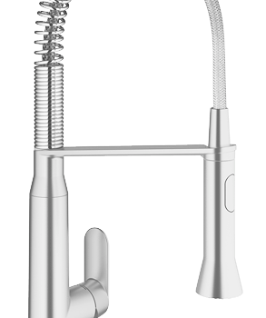 Grohe 31380DC0 – Single-Handle Semi-Pro Dual Spray Kitchen Faucet 6.6 L/min (1.75 gpm)