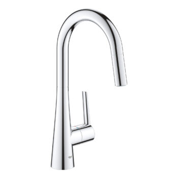 Grohe 32226003 – Single-Handle Pull Down Kitchen Faucet Dual Spray 6.6 L/min (1.75 gpm)