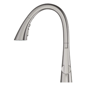 Grohe 32298DC3 – Single-Handle Pull Down Kitchen Faucet Triple Spray 6.6 L/min (1.75 gpm)