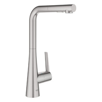 Grohe 33893DC2 – Single-Handle Pull-Out Kitchen Faucet Dual Spray 6.6 L/min (1.75 gpm)