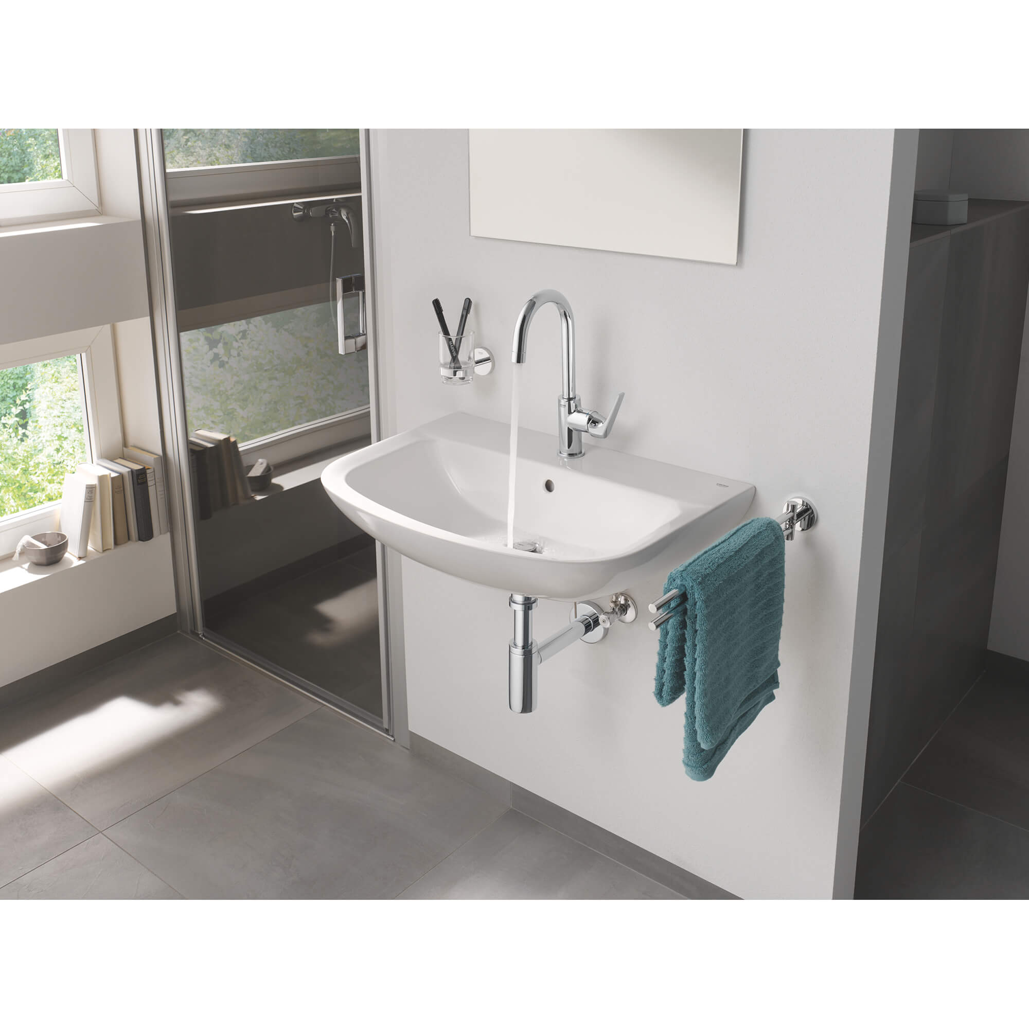 GROHE 40372001 - Verre à Dentifrices Essentials - Transparent, Pour Support De Salle De Bain