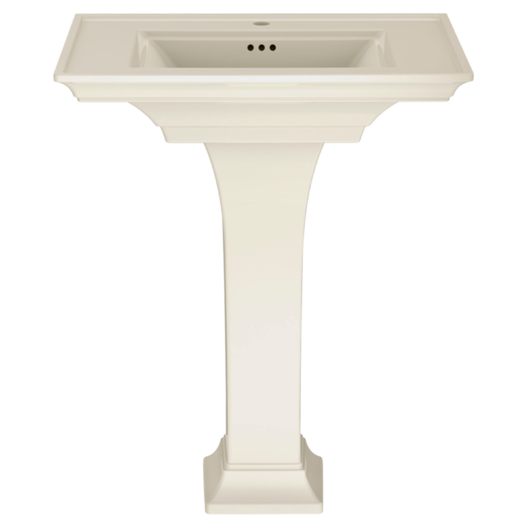 DXV WYATT 24” LAVATORY WITH CONSOLE TABLE WITH GLASS SHELF 3 HOLE ...