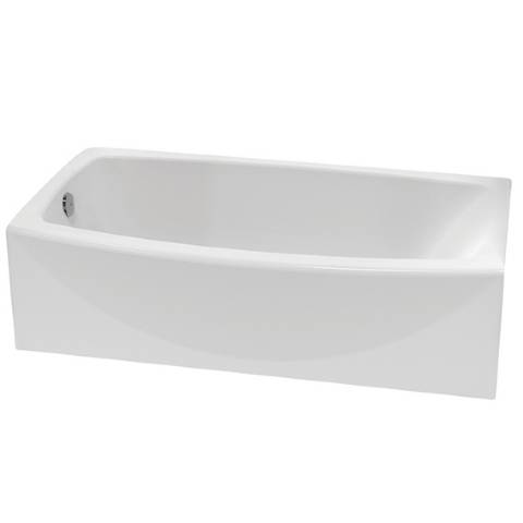 American Standard 2530102.020 - Boulevard Curved Tub with Integral Apron 5' x 30"