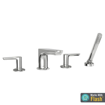 American Standard T105901.002 – Studio S Roman Tub Faucet with Personal Shower for FLASH Rough-In Valves