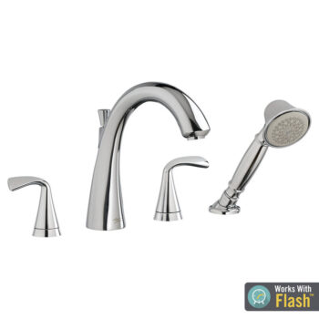 American Standard T186901.002 – Fluent Roman Tub Faucet with Personal Shower for Flash Rough-in Valves R910