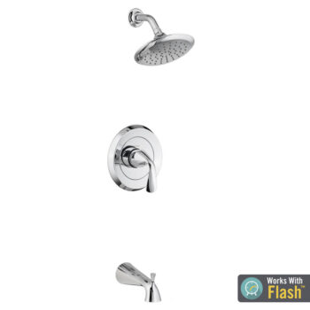 American Standard TU186508.002 – Fluent Tub and Shower Trim Kit with Water-Saving Shower Head and Cartridge