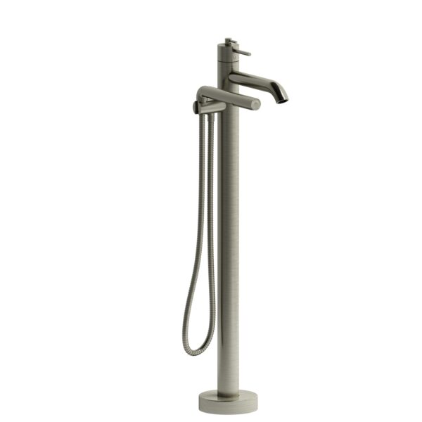 Riobel CS39BN - 2-way Type T  floor-mount tub filler with hand shower