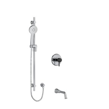 Riobel KIT1244MMRDLCBK-EX – ½” 2-way Type T/P shower system