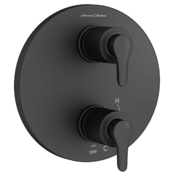 AMERICANSTANDARD Studio® S 2-Handle Integrated Shower Diverter Trim Only- BLACK