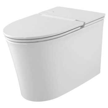 Studio S Right Height Elongated Low-Profile Toilet with Seat