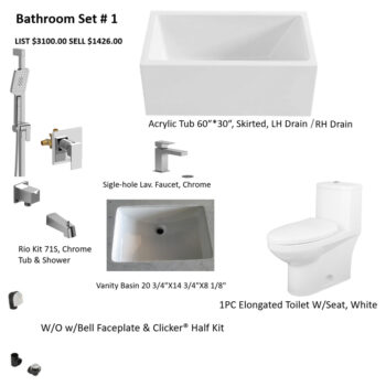 Full Bathroom Set # 1