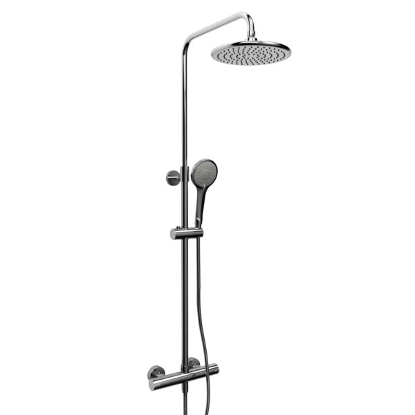 RIOBEL DUO SHOWER RAIL WITH TYPE T (THERMOSTATIC) ½" EXTERNAL BAR