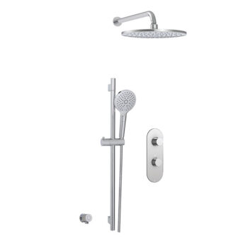 AQUABRASS-SHOWER KIT RD – 2 WAY NON SHARED – INCLUDE T12123 VALVE