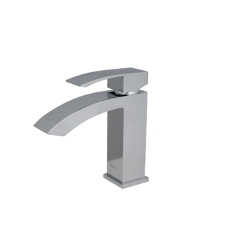 STYLISH – Single Handle Bathroom Faucet for Single Hole Brass Basin Mixer Tap, Polished Chrome Finish B-109C