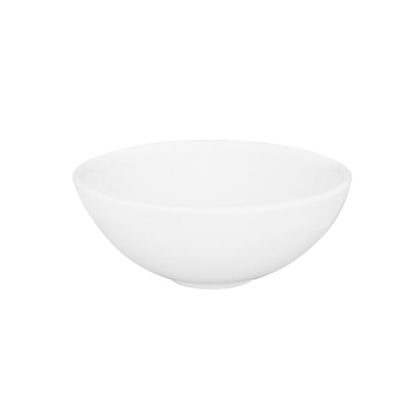 STYLISH - 16 inch White Round Ceramic Vessel Bathroom Sink