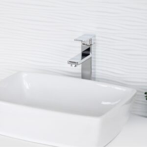 STYLISH - Bathroom Faucet Single Handle Chrome Polished Finish B-121C