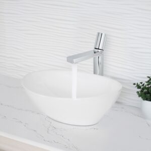 STYLISH - Single Handle Bathroom Vessel Sink Faucet, Polished Chrome Finish B-122C