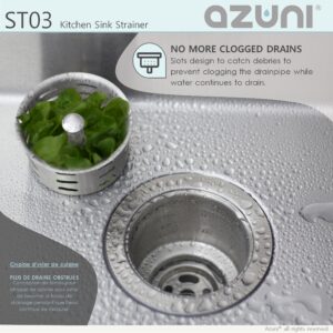 AZUNI - AZUNI Deep Basket Strainer Kitchen Strainer ST-03