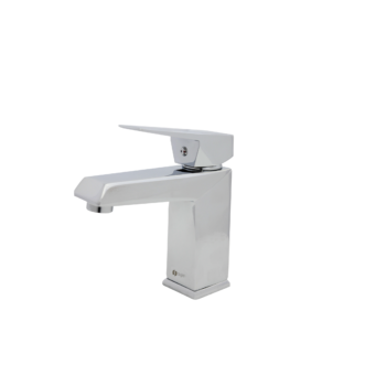 STYLISH – Single Handle Bathroom Faucet for Single Hole Brass Basin Mixer Tap, Polished Chrome Finish