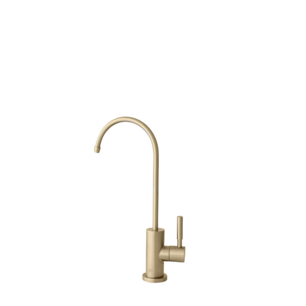 STYLISH - Kitchen Sink Drinking Water Tap Faucet, Stainless Steel Brushed Gold Finish K-142G