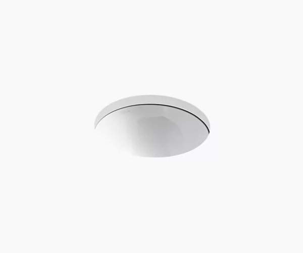 KOHLER - COMPASS Drop-in/undermount bathroom BASIN 13-1/4" DIA – WHITE