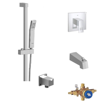 Amati Choice – Grohe Pres. Balance Valve Tub & Hand Shower Faucet