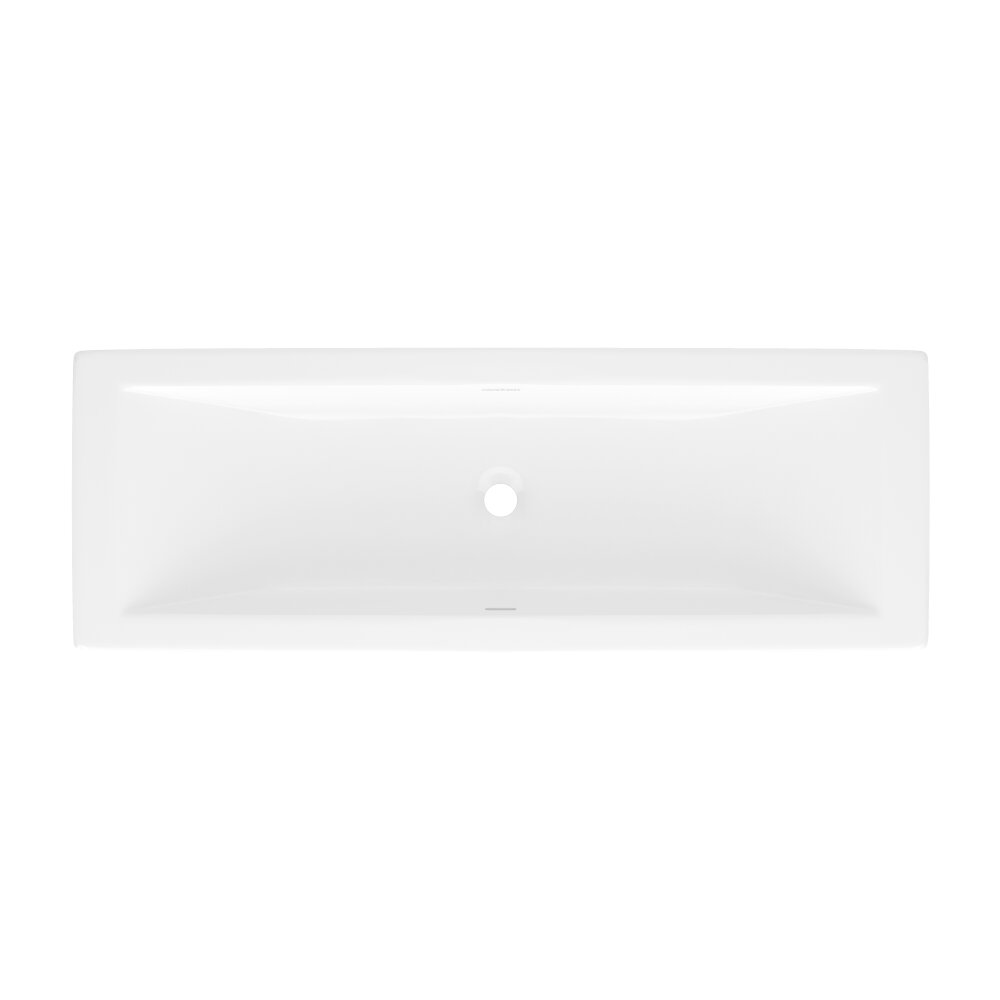 Victoria + Albert DU-ROS-107-IO - Rossendale 42" x 15" Undermount or Drop-In Lavatory Sink Victoria + Albert DU-ROS-107-IO - Rossendale 42" x 15" Undermount or Drop-In Lavatory Sink