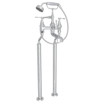 Perrin & Rowe U.3120LS/1-APC – Deco™ Floor Mount Tub Filler