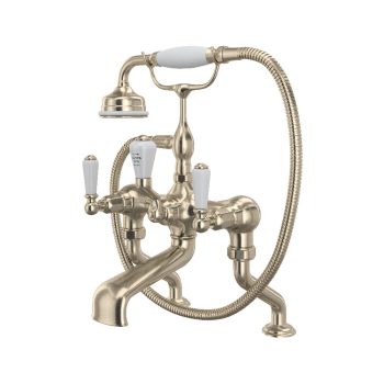 Perrin & Rowe U.3500L/1-STN – Edwardian™ Exposed Deck Mount Tub Filler