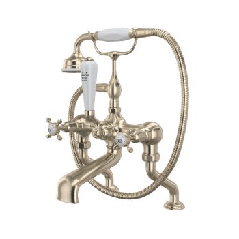 Perrin & Rowe U.3501X/1-STN – Edwardian™ Exposed Deck Mount Tub Filler
