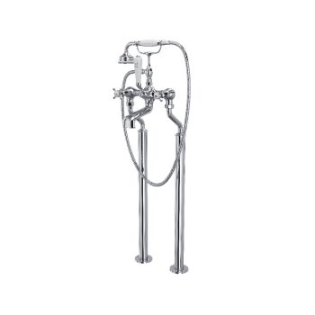 Perrin & Rowe U.3521X/1-APC – Edwardian™ Floor Mount Tub Filler
