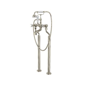 Perrin & Rowe U.3521X/1-PN – Edwardian™ Floor Mount Tub Filler