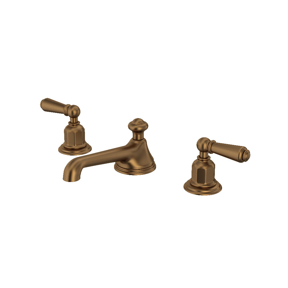 Perrin & Rowe U.3705L-EB-2 – Edwardian™ Widespread Lavatory Faucet