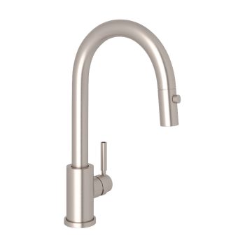 Perrin & Rowe U.4043STN-2 – Holborn™ Pull-Down Bar/Food Prep Kitchen Faucet