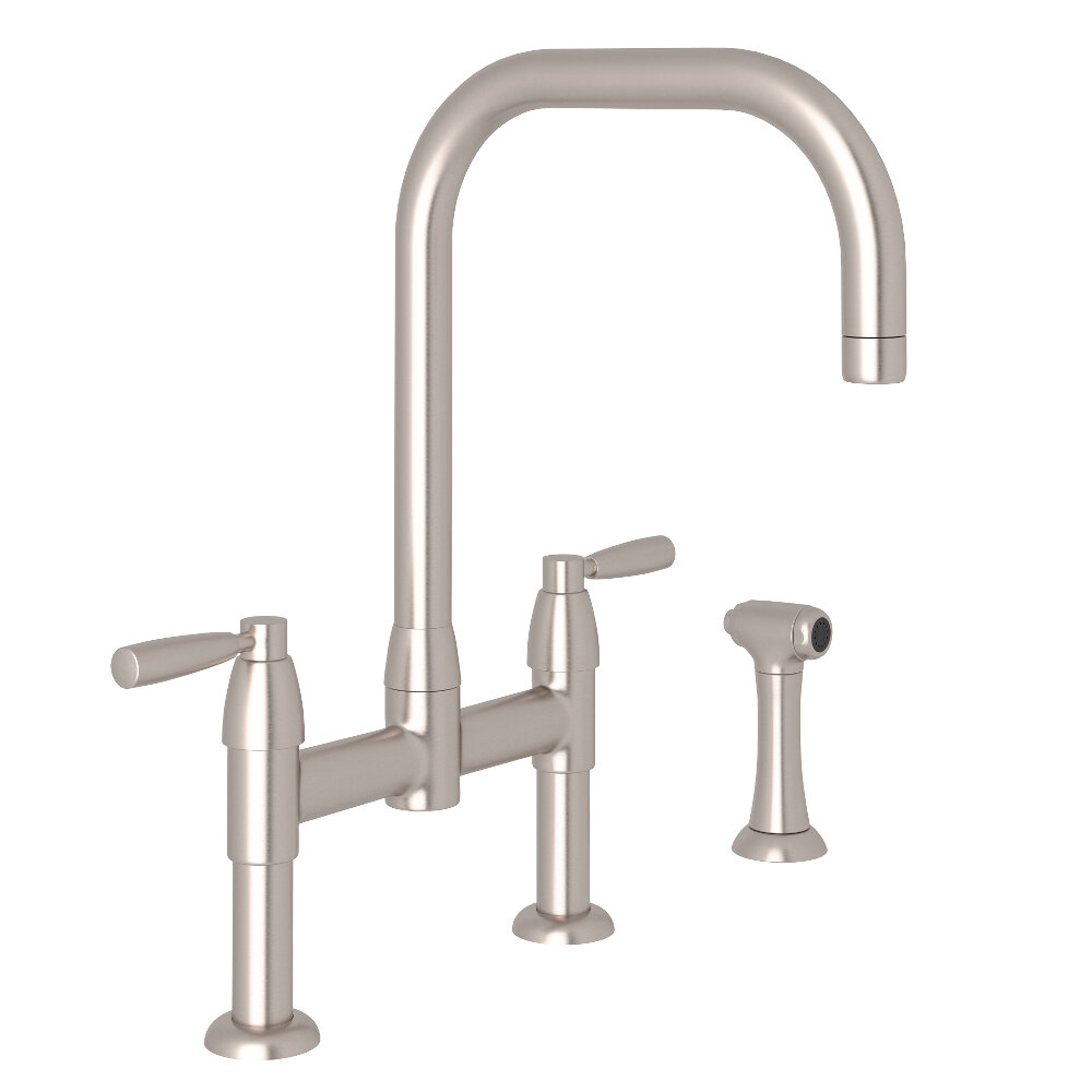 Perrin & Rowe U.4279LS-STN-2 - Holborn™ Bridge Kitchen Faucet Perrin & Rowe U.4279LS-STN-2 - Holborn™ Bridge Kitchen Faucet