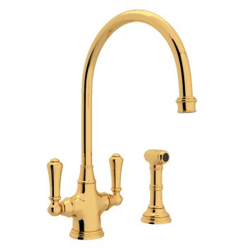 Perrin & Rowe U.4710EG-2 – Georgian Era™ Two Handle Kitchen Faucet