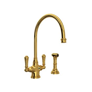 Perrin & Rowe U.4710ULB-2 – Georgian Era™ Two Handle Kitchen Faucet
