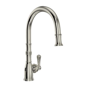 Perrin & Rowe U.4734PN-2 – Georgian Era™ Pull-Down Touchless Kitchen Faucet
