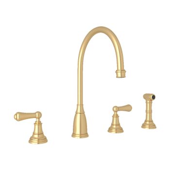 Perrin & Rowe U.4736L-SEG-2 – Georgian Era™ Two Handle Kitchen Faucet