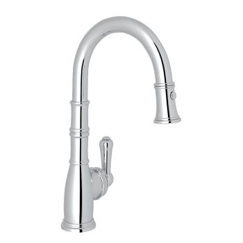 Perrin & Rowe U.4743APC-2 – Georgian Era™ Pull-Down Bar/Food Prep Kitchen Faucet